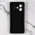 Vivo iQOO Z9 Turbo Silicone Matte Flexible Soft Phone Case - Black - Phone Back Cover.