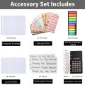 A6 Budget Binder, with Envelopes, for Cash Stuffing Envelopes Binder. 