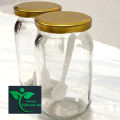 Clear Glass Jar/kacher jar 500gm 02 Pieces Set for Kitchen & Dining. 
