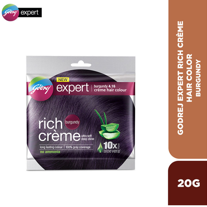 Godrej Expert Rich Creme Hair Colour Burgundy 20G