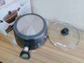 Prestidge 24Cm Marble Coating Deluxe Non Stick Casserole. Casserole With Lid And Induction Bottom. C:P360.. 