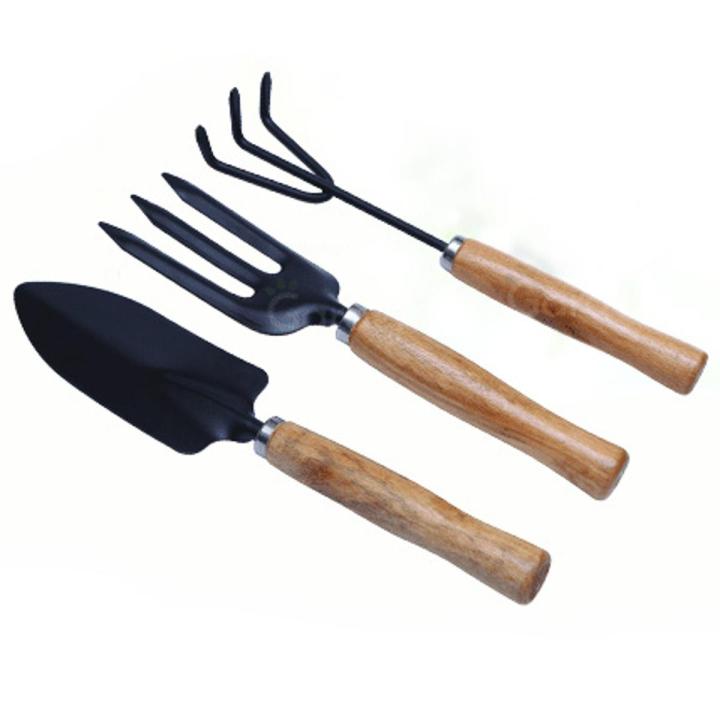 Three Pieces Garden Equipment Set