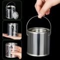 Paint Bucket Clear Bucket with Metal Lids and Handle 8 Pack.