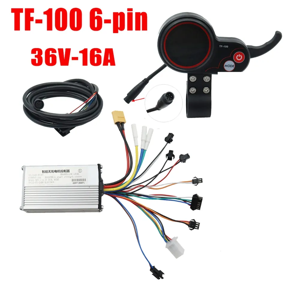 36V 16A Electric Scooter Controller Dashboard Kit with TF-100