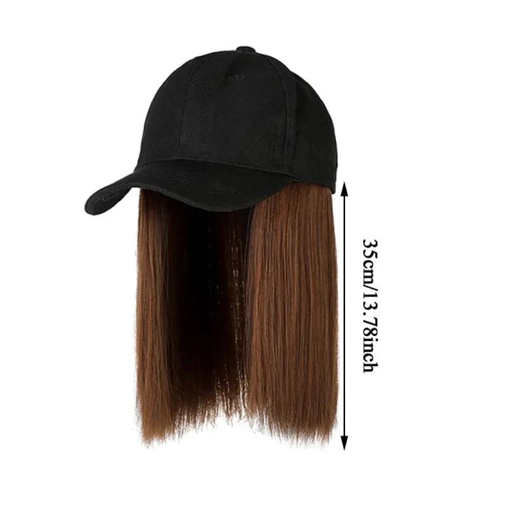 Integrated%20Wig%20Cap%20Short%20Straight%20Hair%20Female%20Wig%20With%20Collarbone%20Suitable%20For%20Daily%20Wear%20By%20Women%20Black%20Hat%20Wig%20-%20Image%205