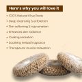 Scrubber Organic Round Shower Loofah & Bath Sponge - Body Brush. 