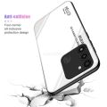 for Tecno Spark 8C / Tecno Spark Go 2022 Case Gradient Phone Back Hard Glass Cover.