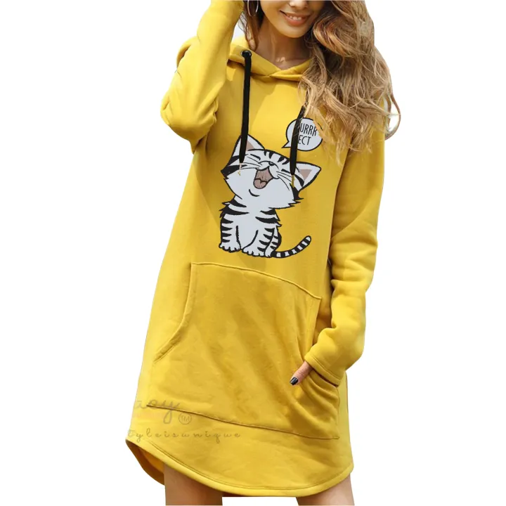 Hoodies%20Women%20Sweatshirt%20Dress%20Solid%20Autumn%20Winter%20Warm%20Loose%20Oversized%20Hoodie%20Female%20Pullover%20Long%20Length%20-%20Image%203