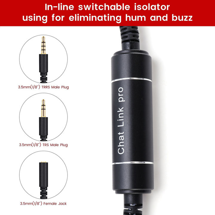 260cm%20Chat%20Link%20Audio%20Adapter%20Cable%20with%20in-line%20Isolator%20for%20Elgato%20HD60%20S+%20HD60%20Pro%20Capture%20Card%20Replacement%20Line%20for%20NS%20PS5%20-%20Image%204