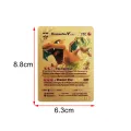 Pokemon Rainbow Cards Gold Silver Vmax GX Card Collection Battle Trainer Card Spanish English French Child Toys Christmas Gifts MuXiaRe. 