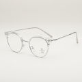 Retro Sven Cat Ear Half-Rim Glasses Female Myopia Degree Fit for Lenses round Frame Plain Face Eyeglass Frame.