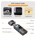 MP3 Player Support Wireless Handsfree Calling Car Kit Receiver Adapter 3.5mm AUX Audio Receiver TF Card.