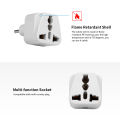 HXSJ Swiss Embedded Conversion Plug 3-hole Adaptor Plug Swiss Plug to Universal Socket Travel Plug Adapter White. 