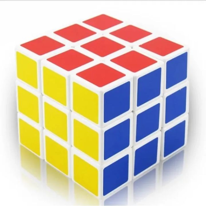 Rubix Block New 3x3x3 Rubix cube with white borders/ Brain teaser puzzle toy for ...