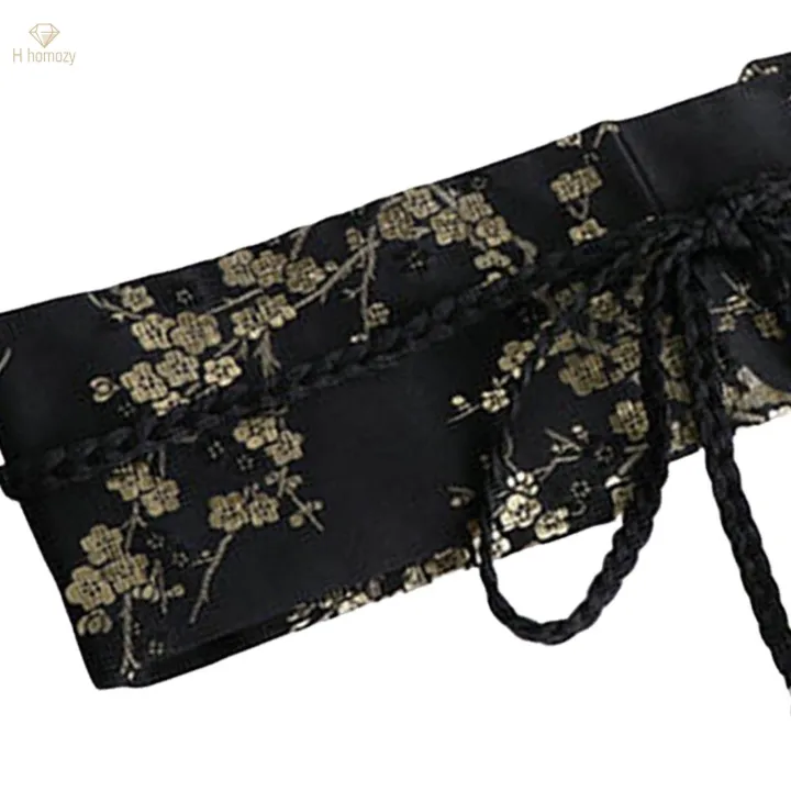 Chinese%20Women%20Satin%20Waist%20Belt,%20Kimono%20Belts%20Girdle%20Floral%20Printed%20Tied%20Jewelry%20Accessories%20Corset%20Retro%20Style%20Waist%20Band%20for%20Female,%20Girls%20,%20Black%20Gold%20-%20Image%205