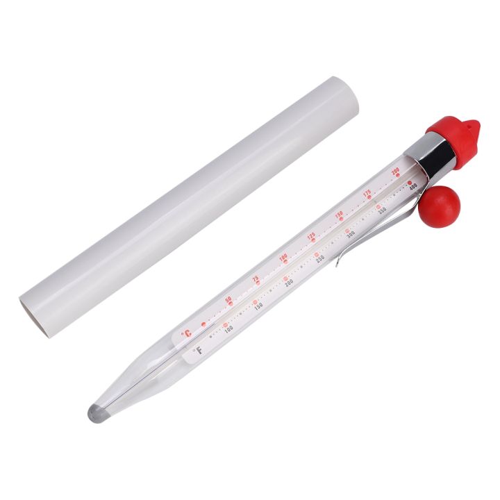 High Accuracy Transparent PVC Housing Food Sugar Candy Thermometer Kitchen Supplies