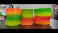 Rainbow Slinky Spring Toy (3 Size). 
