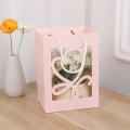 Gift Bag Transparent Window Valentine's Day Gift Anniversary Bag Wrapped Tissue. 