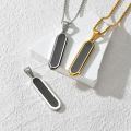 High Quality Men Fashion Jewellery Stainless Steel Round Chain Necklaces. 