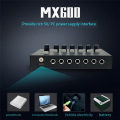 MX600 Ultra Low-Noise 6-Channel Line Mixer Stereo/Single Track Switch Microphone Preamplifier Headphone Preamplifier Sound Mixer. 