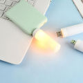 LED USB Atmosphere Light Flame Flashing Candle Lights Book Lamp for Power Bank Camping Lighting Cigarette Lighter Effect Light. 