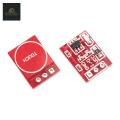TTP223 Red TTP223 Touch Button Module Capacitor Type Single Channel Self Locking Touch Switch Sensor Pack of -2 Pcs. 