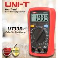UNI-T UT33B+  Digital Multimeter - Auto Backlight Off - Loud Buzzer - Ergonomically Designed Rotary Switch - Battery Tester. 