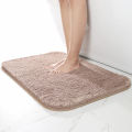Flocked bathroom door non-slip floor mat, thickened absorbent carpet, toilet entrance mat, doormat, bedroom bedside mat.