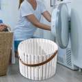 Laundry Basket Portable with Handle Trendy Utility Storage Bins Basket for Organizing 25cmx18cm. 