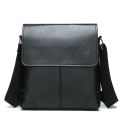 Men'S Shoulder Bag PU Leather Side Cross Sling Messenger Bolsas Satchel Commuting Crossbody Square Essentials Porter Bag Husband.