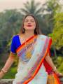 Fashionable Tangail Tat Afsan Print Saree for Women. 