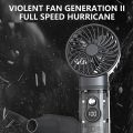 Handheld Jet Fan 100,000RPM Brushless Motor Duct Fan High Power Ducted Turbofan Violent Dust Blower Powerful Keyboard Cleaning Tool Multi-speed Adjustment 6pcs Brightness Adjustable LED Lights with Fast Recharging Functions.