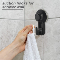 PDTYMWNG 4 Pcs Suction Cup Hooks Powerful Suction Cup Bathroom Hooks,Vacuum Wall Hooks for Towel,Waterproof Shower Hooks. 