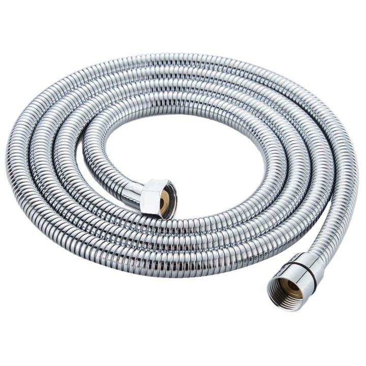 48 Inch Stainless Steel Flexible Connection Pipe, Shower Hose, Hand Shower Pipe [Silver]