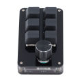 Mini Macro Mechanical Gaming Keyboard 5V 1A Red Switch USB Mini Keypad for Music. 