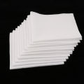 5/10pcs Mens White Handkerchiefs Cotton Square Super Soft Washable Hanky Chest Towel Pocket Towel for Wedding Eating food. 