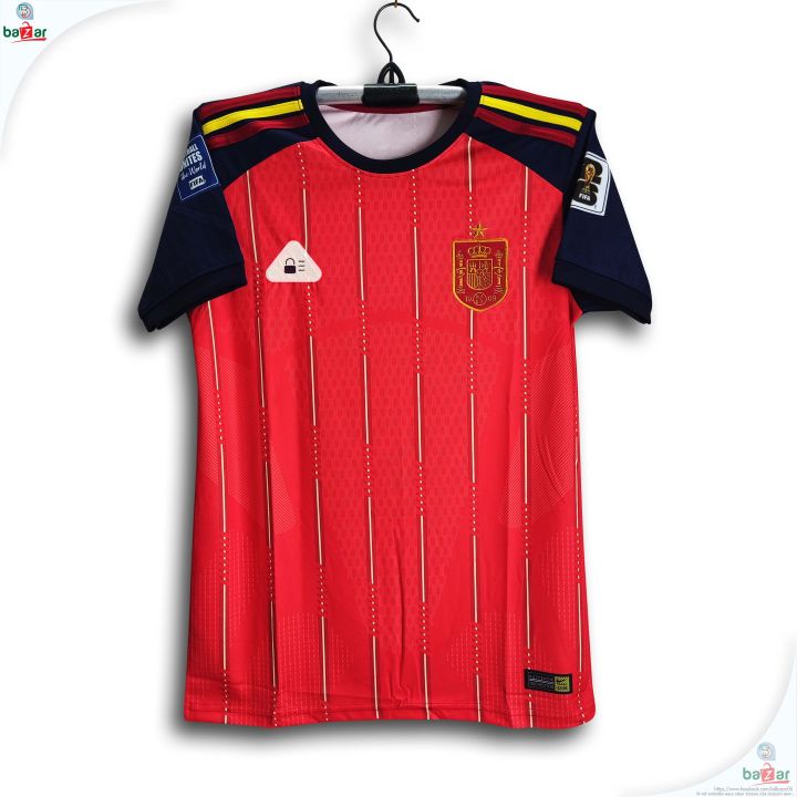 SPAIN%202026%20FIFA%20WORLD%20CUP%20HOME%20JERSEY:%20Half%20Sleeve%20(Thai%20Premium)%20-%20Image%203