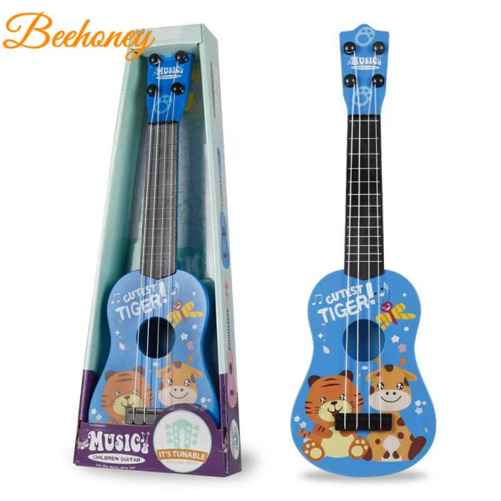 16 Inch Kids Ukulele Guitar Toy 4 Strings Mini Children Musical Instruments Educational Learning Toy For Toddler Beginner