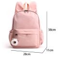 Cute Disney Lilo Stitch Backpack for Girl Boy Student Teenager Rucksack Women Casual School Bags Travel Rabbit Ears Mochila. 