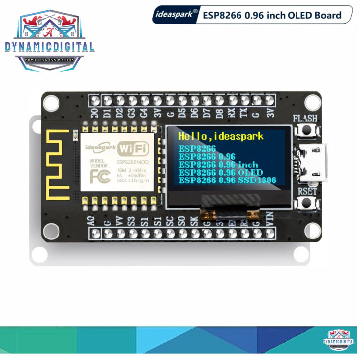 NodeMCU ESP8266 with 0.96 Inch OLED Module Development Board | Daraz.com.bd