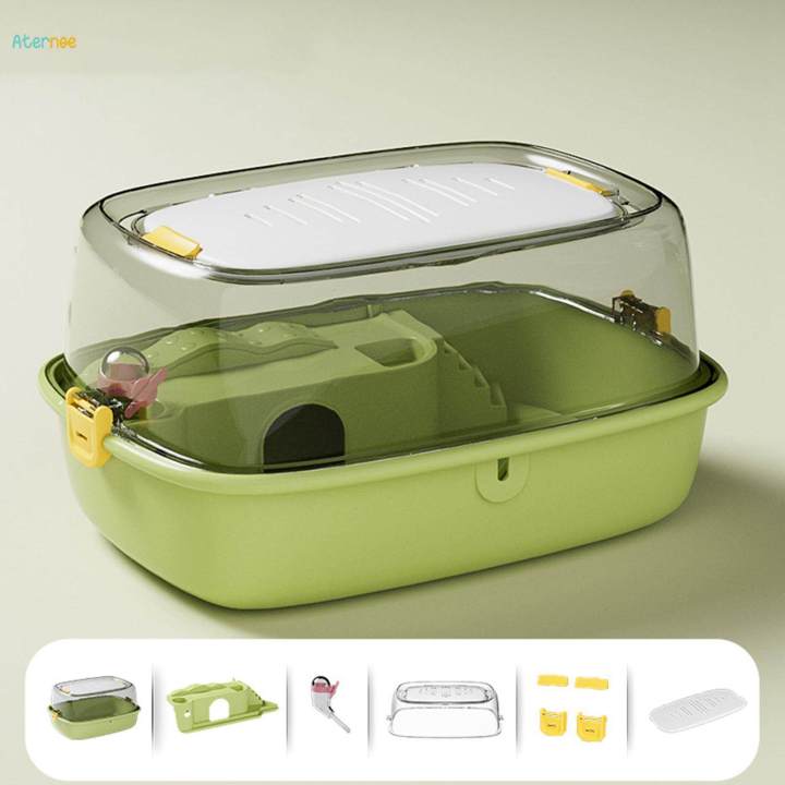 Photo inspiration: Visual Reference: Hamster Habitat Transparent Large Hamster Cage For Rats Rabbit Sugar