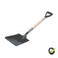 Large Garden Shovel with Wooden handle - (Belcha). 
