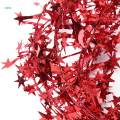 Star Tinsel Garland Wedding Christmas Decoration.