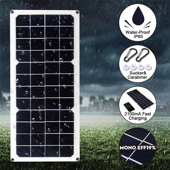 12V%2030W%20Solar%20Panel%20Car%20Van%20Boat%20Caravan%20Trickle%20Portable%20Battery%20Charger%20Solar%20Charging%20Panel%20-%20Image%203