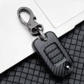 Carbon Car Remote Key Case Full Cover For Honda Civic Accord Pilot CRV HR-V City Odyssey fit Freed 2016-2019 car styling. 