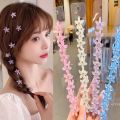 10PCS/Set Hair Clip Braided Hair Small Flower Hair Buttons Hairpin Girl Cute Headdress Girl Mini Hair Claw Hair Accessories.
