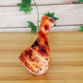 18CM Small Simulation Chicken Leg Plush Toy Lifelike Chick Wing Drumstick Fried Food Pillow Cushion Birthday Gift. 