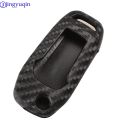 jingyuqin Carbon Fiber Patten Silicone Car Key Cover Ford Explorer Edge Focus Kuga Car-Styling. 