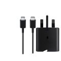 Samsung 25W Travel Adapter 3pin  with USB Type-C To Type-C Cable. 
