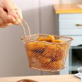 Chips Mini Fry Baskets Stainless Steel Fryer Basket Strainer Serving Food Presentation Cooking Tool French Fries Basket. 